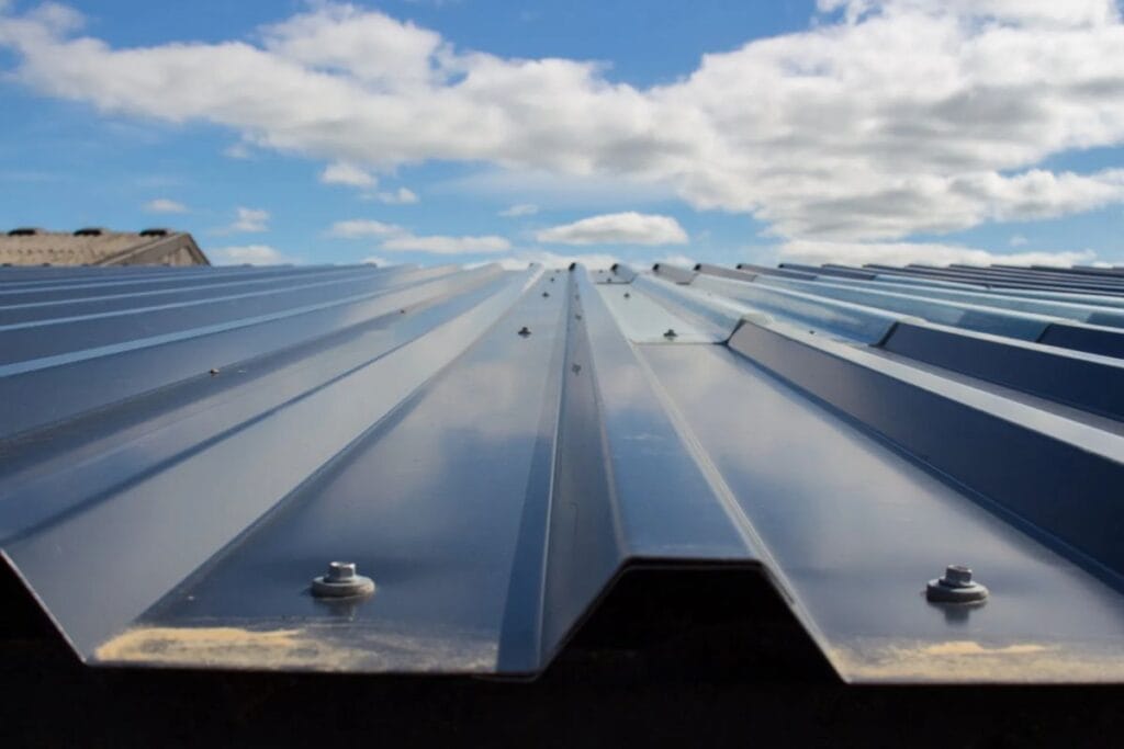 Parts of a metal roof